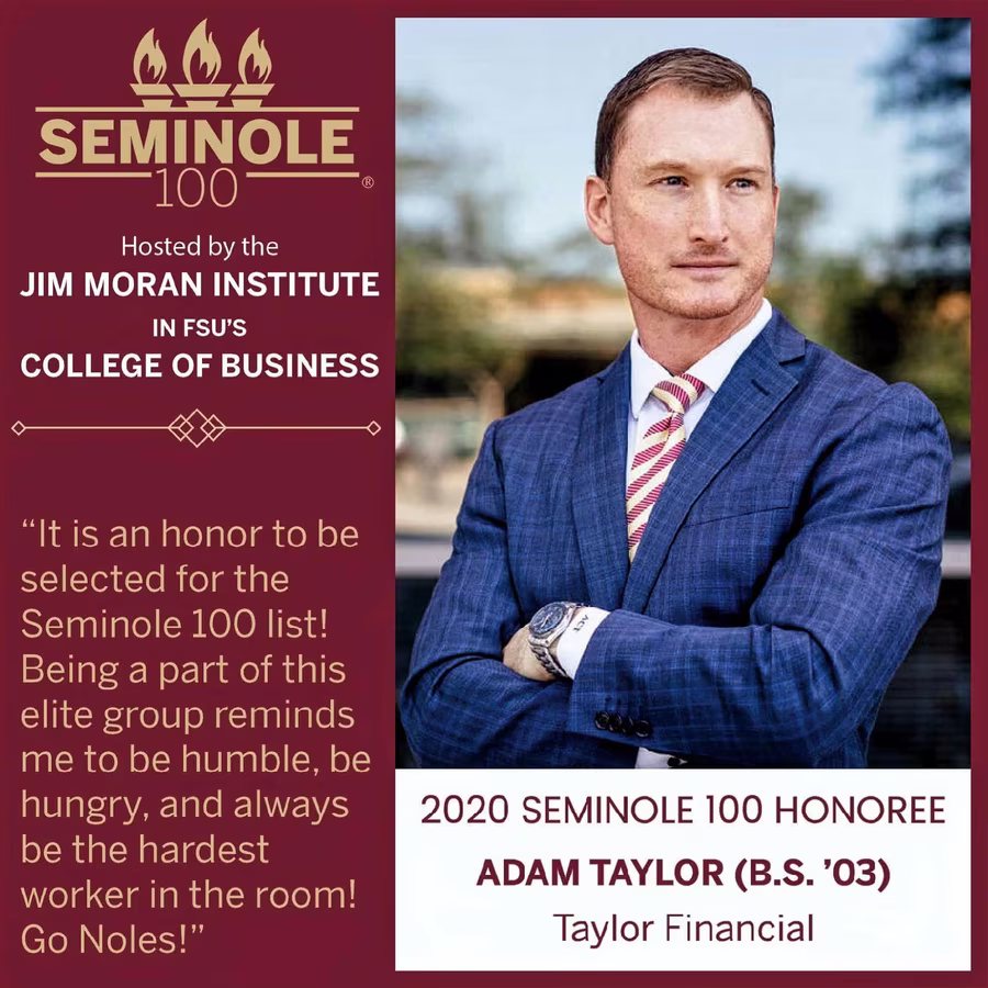 Seminole 100 2020 ceremony moment