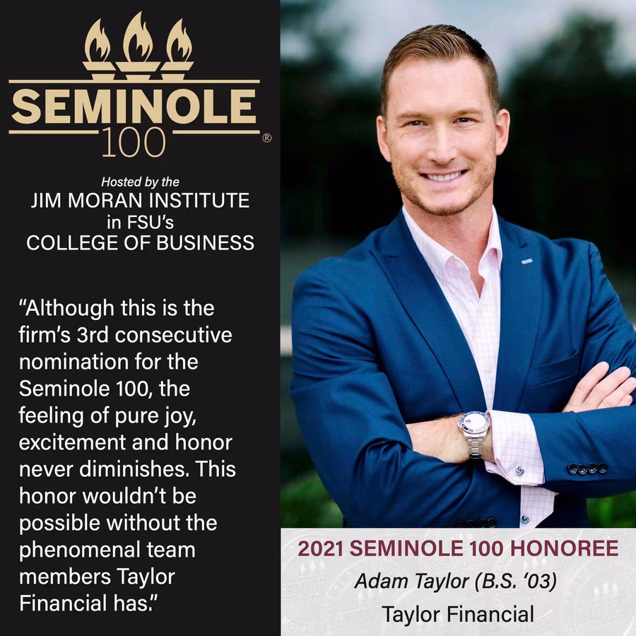 Seminole 100 2021 ceremony moment